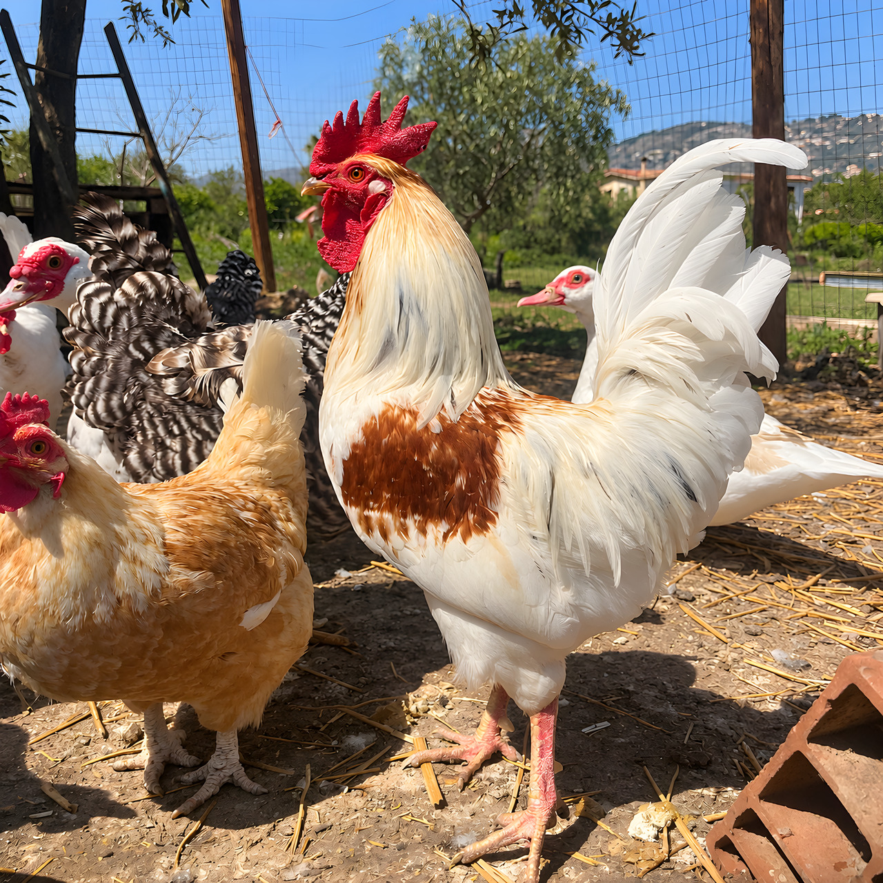 Galli e galline, nella fattoria di Equiturismo Cultura